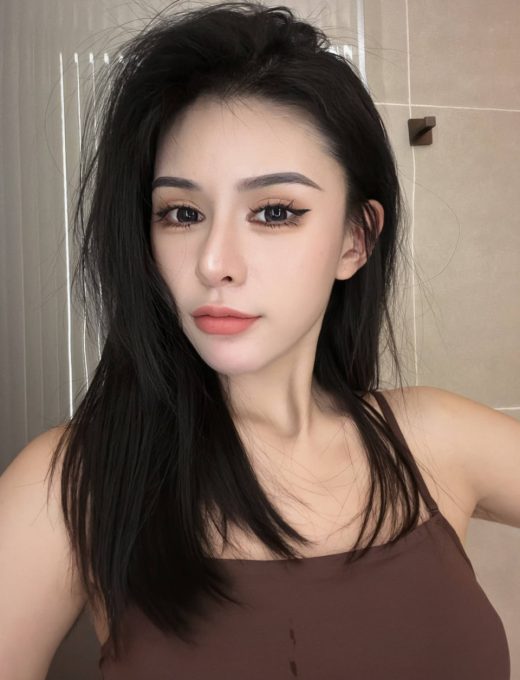 高挑、纤细、苗条、清纯