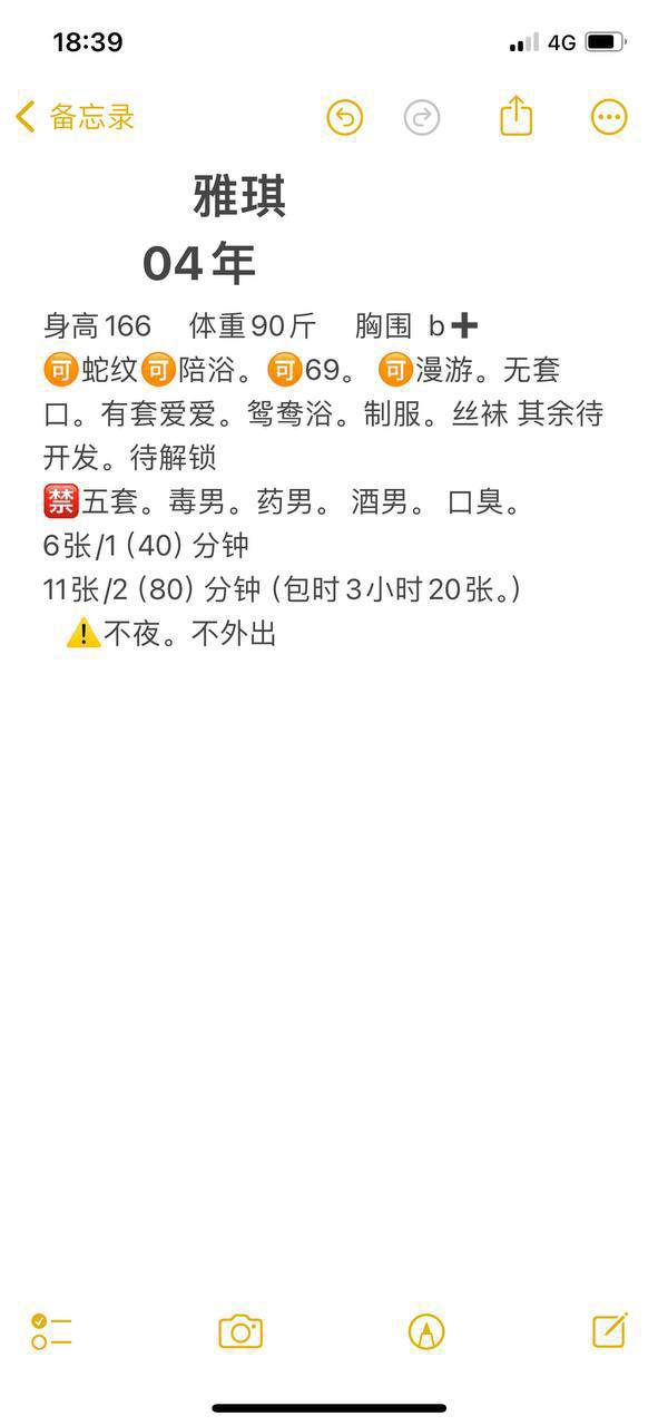 年轻、高挑、苗条、服务多样（太原市、山西省）资料图片第 5 张