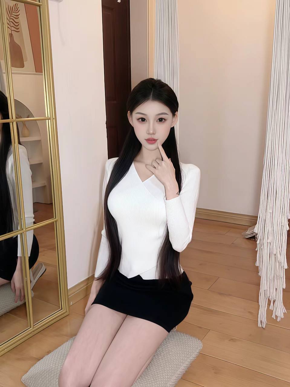 白嫩、甜美、可盐可甜、制服诱惑