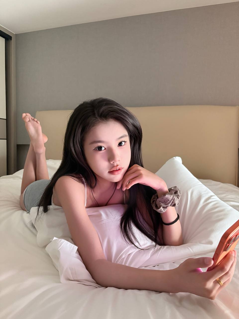 少女感、大长腿、清纯、甜美