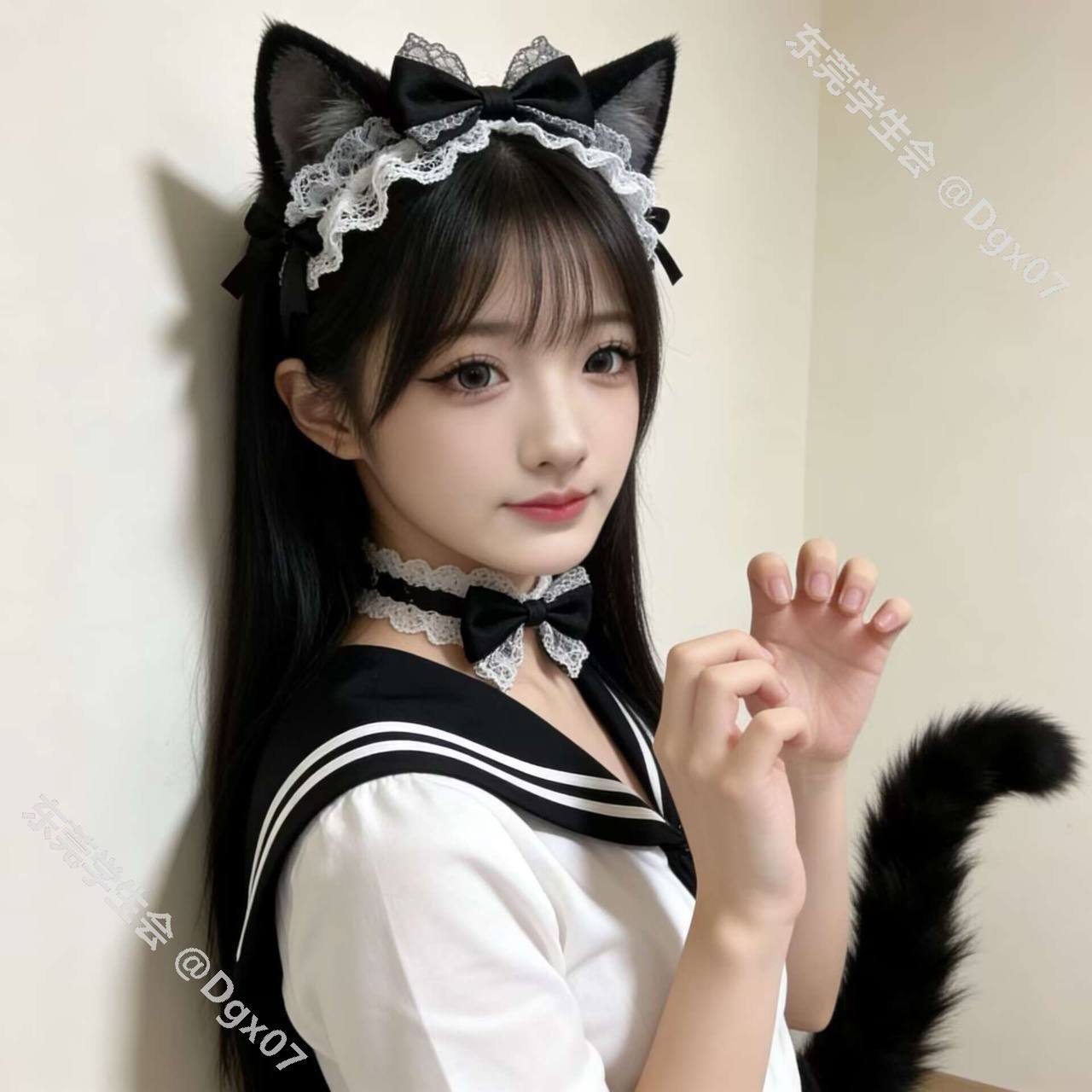 学生感、乖巧、配合、纹身