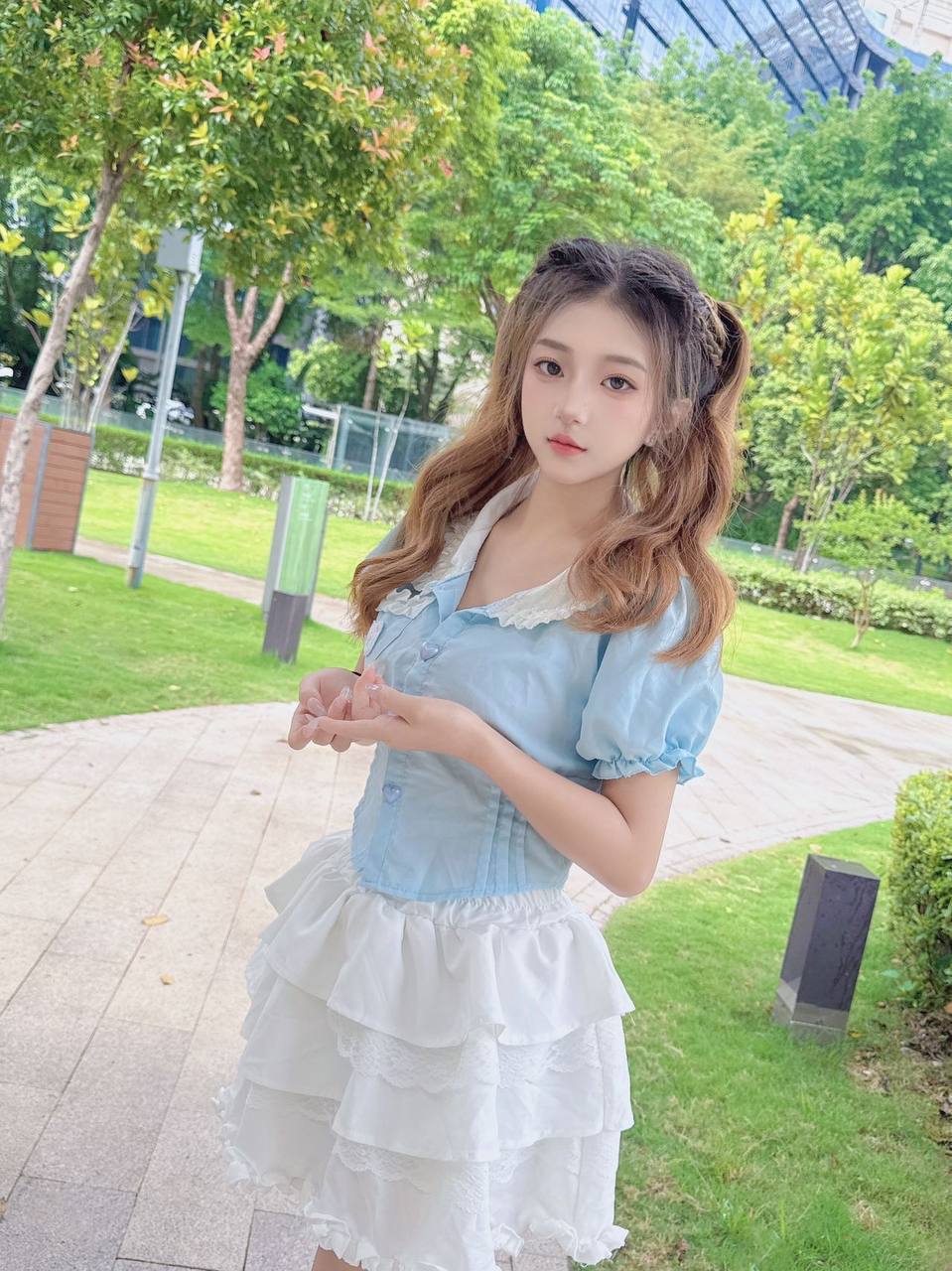 少女感、冷白皮、清纯